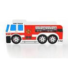 Paloauto lastensänky punainen 80x160 cm