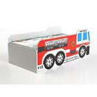 Paloauto lastensänky punainen 80x160 cm