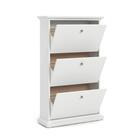 Paris kenkäkaappi valkoinen