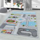 Play liikennematto harmaa