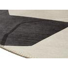 Pyöreä Grey sileäksi kudottu matto