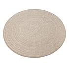 Pyöreä kaksipuolinen Piritta matto pellava