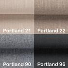Slim sängynpääty Portland 96 tummanharmaa