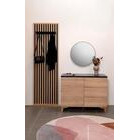 Sointu sisustuspaneeli tammi/musta 150 cm