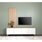 Sointu sisustuspaneeli tammi/valkoinen 150 cm
