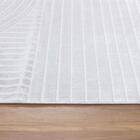 Style 8902 sileäksi kudottu matto silver