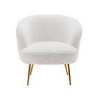 Teddy nojatuoli valkoinen