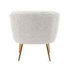 Teddy nojatuoli valkoinen