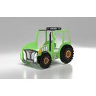 Traktori lastensänky vihreä 90x180 cm