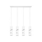 Trio Stream riippuvalaisin 4 osainen mattavalkoinen