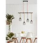 Trio Wodan riippuvalaisin mattamusta/sisal