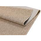 Vagabond sileäksi kudottu matto beige