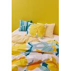 Vallila Kukinto pussilakanasetti yellow 150x210 cm