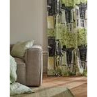 Vallila Puukylä sivuverho 140x250 cm green